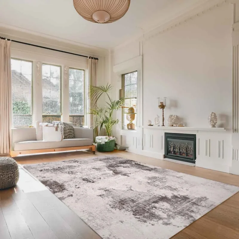 Lorenz Soft Mist Stonewash Cream Rug - Image 2