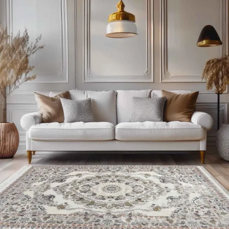 Minyatur Vintage Palace Oval Center Rug - Image 3
