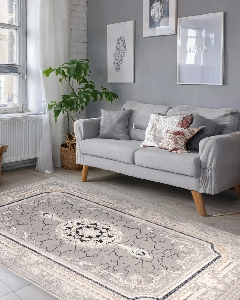 Ruby Marble Medallion Rug - Image 4