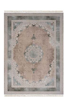 Emerald Terme Beige Green Rug | E-124