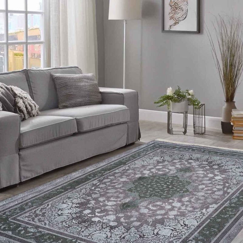 Emerald Maniya Green Elegance Rug | E-122 - Image 4