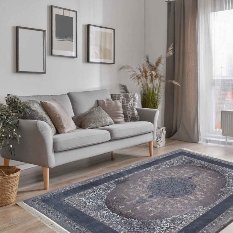 Emerald Abalon Blue Rug | E-123 - Image 3