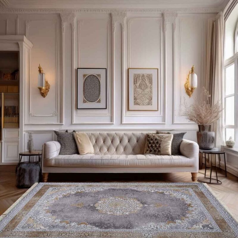 Emerald Terme Gold Rug | E-124 - Image 4