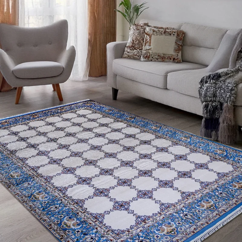 Bukhara Blue Beige Elegance Rug | A636B-E3318-BLUE/BEIGE - Image 3