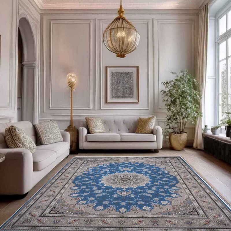 Emerald Mahan Blue Rug | E-161 - Image 5