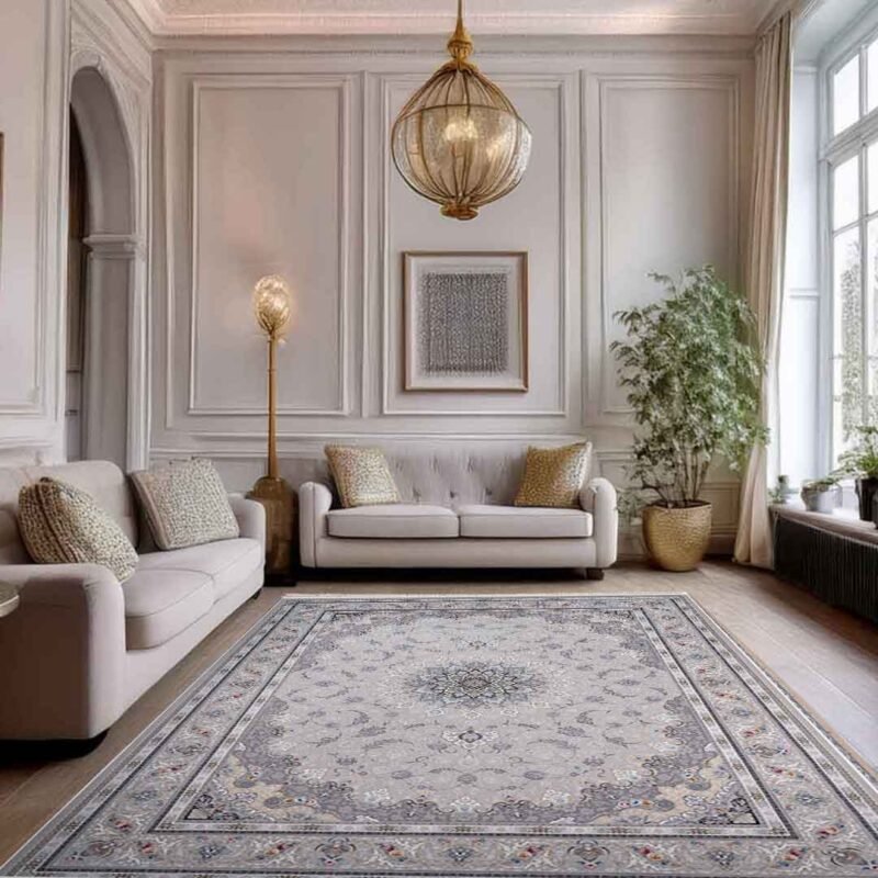 Emerald Mahan Cream Rug | E-161 - Image 5