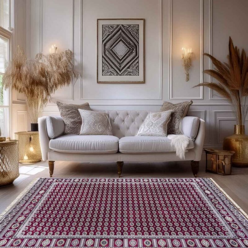 Amatis Torkman Purple Rug | A-130 - Image 3