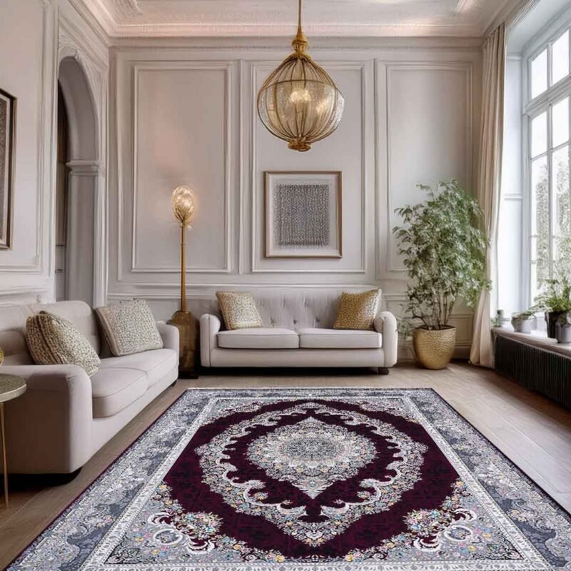 Amatis Viona Purple Rug | A-135 - Image 3