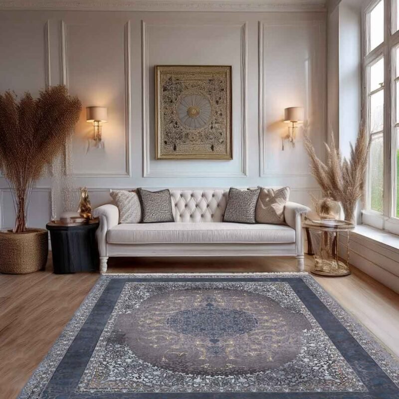 Emerald Abalon Blue Rug | E-123 - Image 4