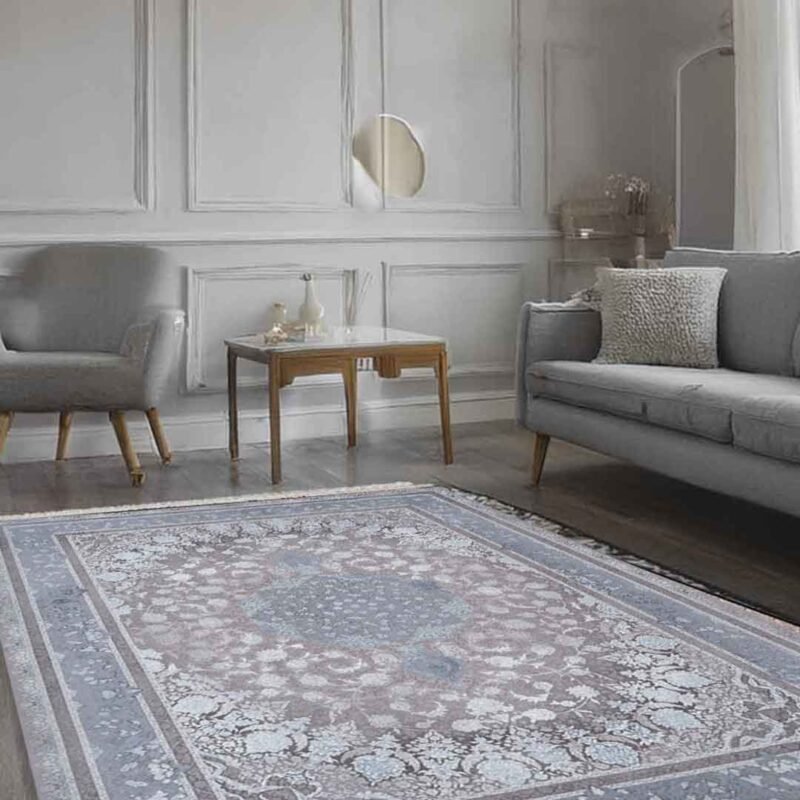 Emerald Maniya Blue Elegance Rug | E-122 - Image 3