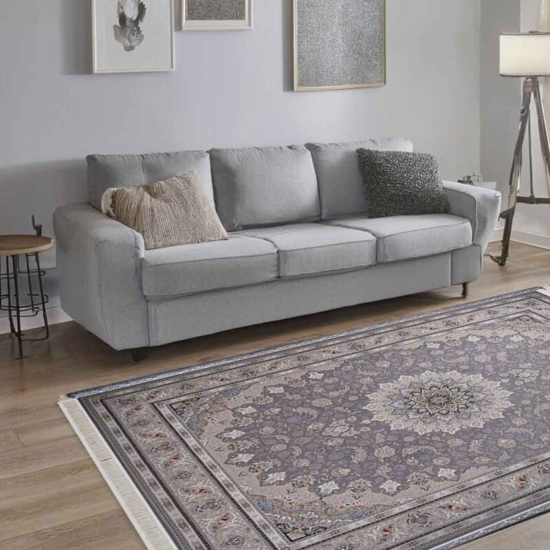 Emerald Mahan Light Grey Rug | E-161 - Image 3