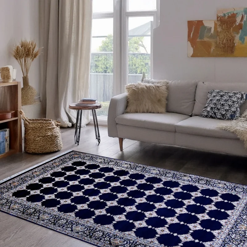 Bukhara Navy Elegance Rug | A636A-E3366-NAVY/NAVY - Image 2