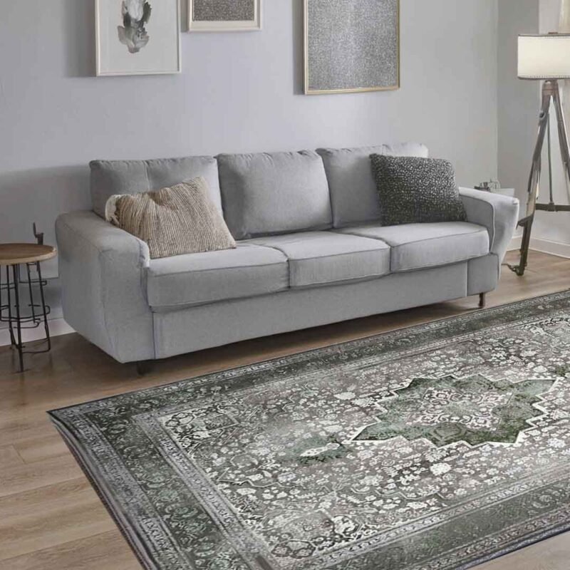 Emerald Hirad Green Rug | E-125 - Image 2