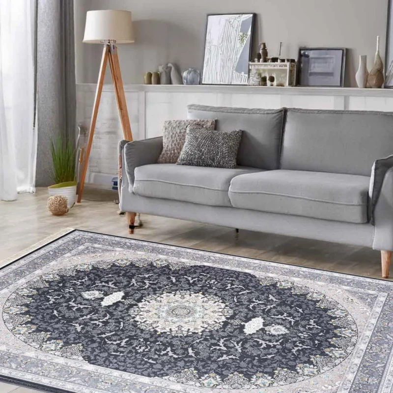 Amatis Sara Navy Blue Rug | A-132 - Image 4