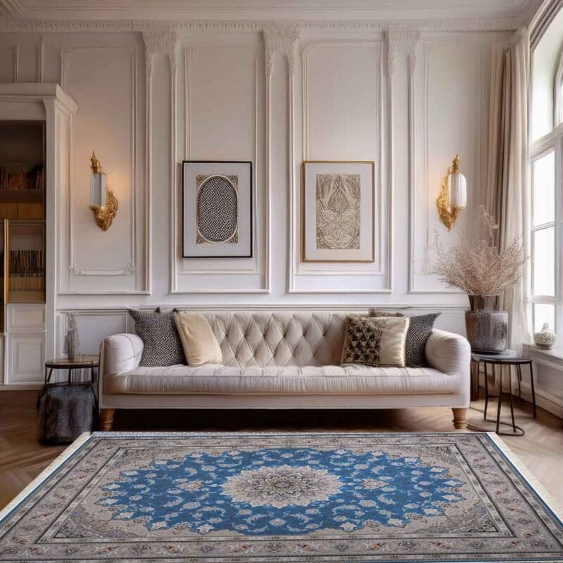 Emerald Mahan Blue Rug | E-161 - Image 4