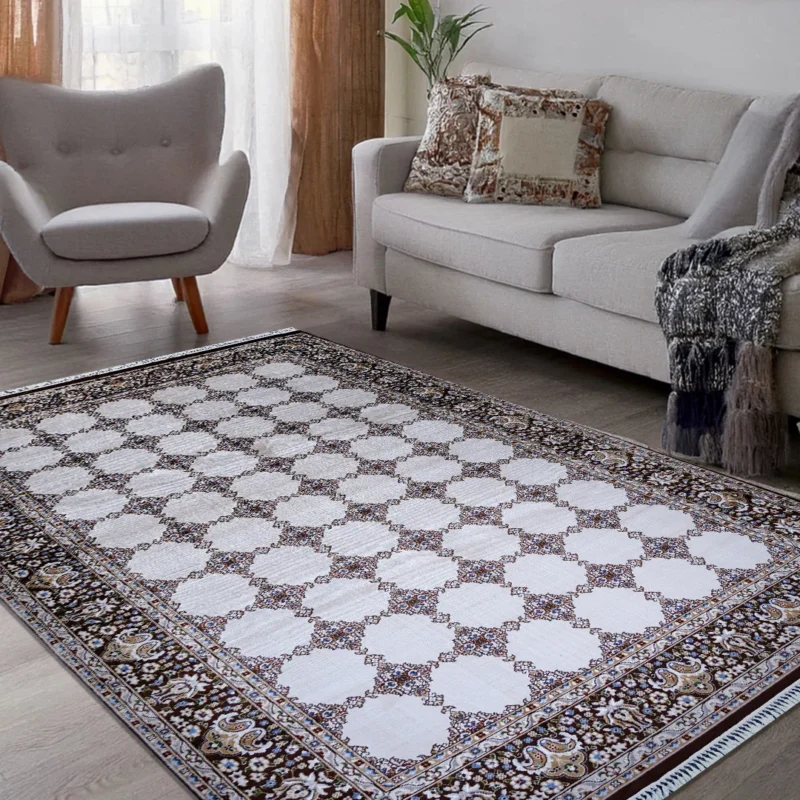 Bukhara Brown Beige Elegance Rug | A636B-E3468-BROWN/BEIGE - Image 3