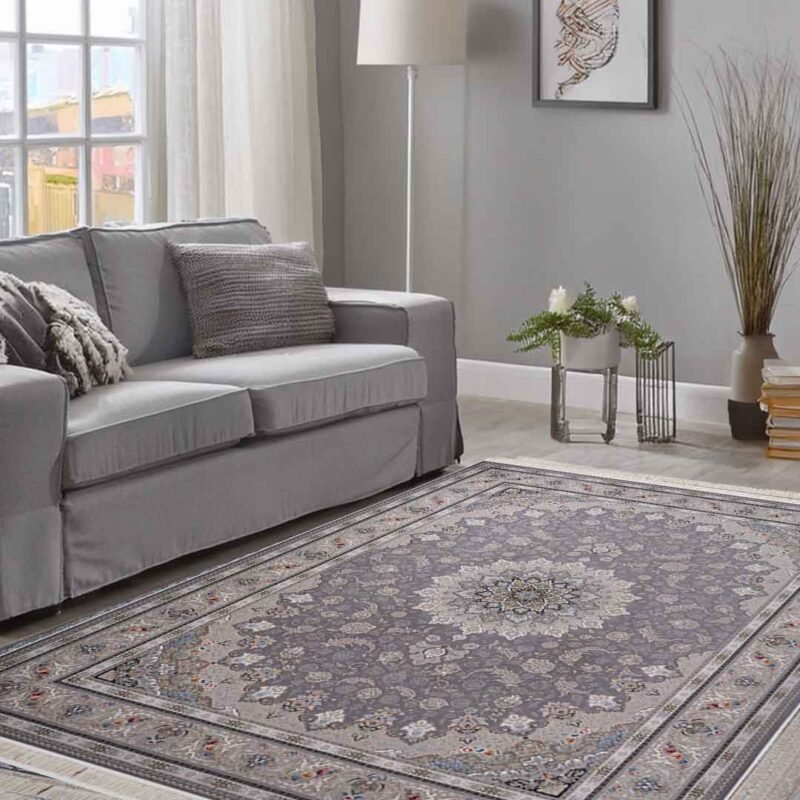 Emerald Mahan Light Grey Rug | E-161 - Image 5