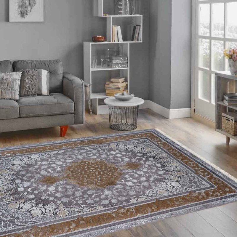 Emerald Maniya Gold Elegance Rug | E-122 - Image 4