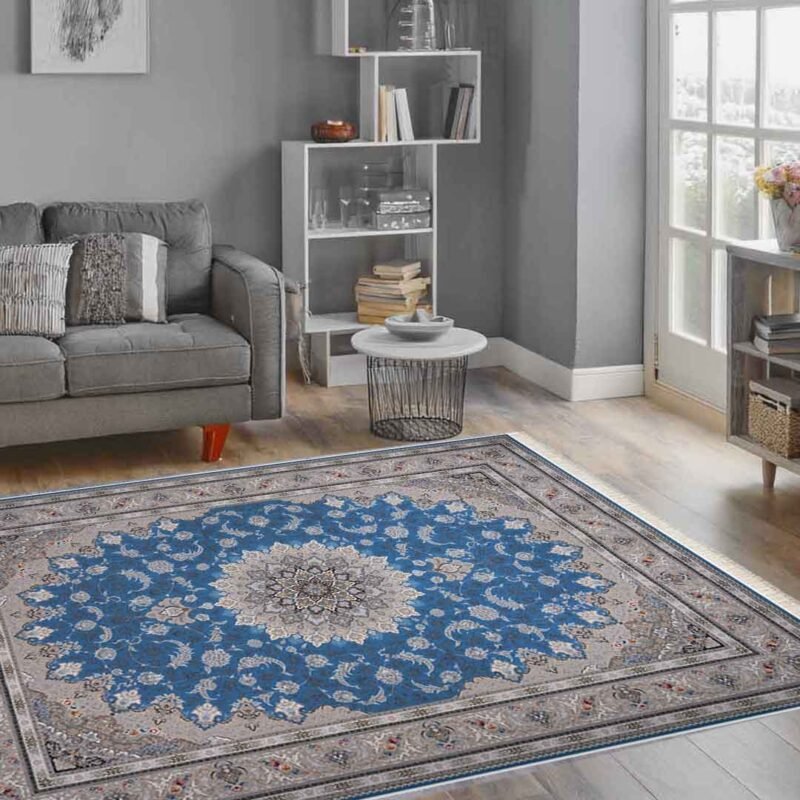 Emerald Mahan Blue Rug | E-161 - Image 3