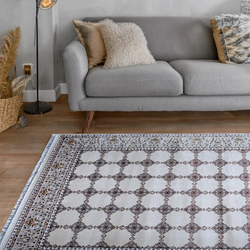 Bukhara Beige Elegance Rug | A636A-E3488-BEIGE/BEIGE - Image 5