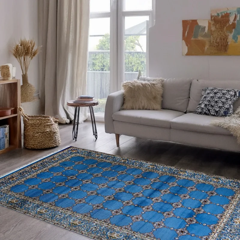 Bukhara Blue Elegance Rug | A636A-E3311-BLUE/BLUE - Image 2