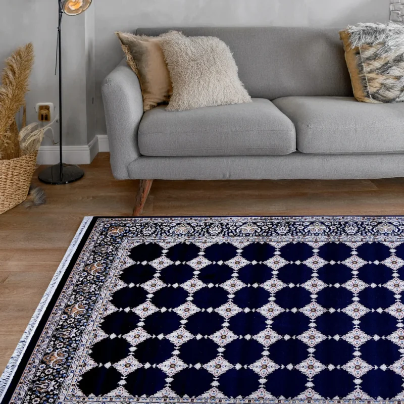 Bukhara Navy Elegance Rug | A636A-E3366-NAVY/NAVY - Image 5