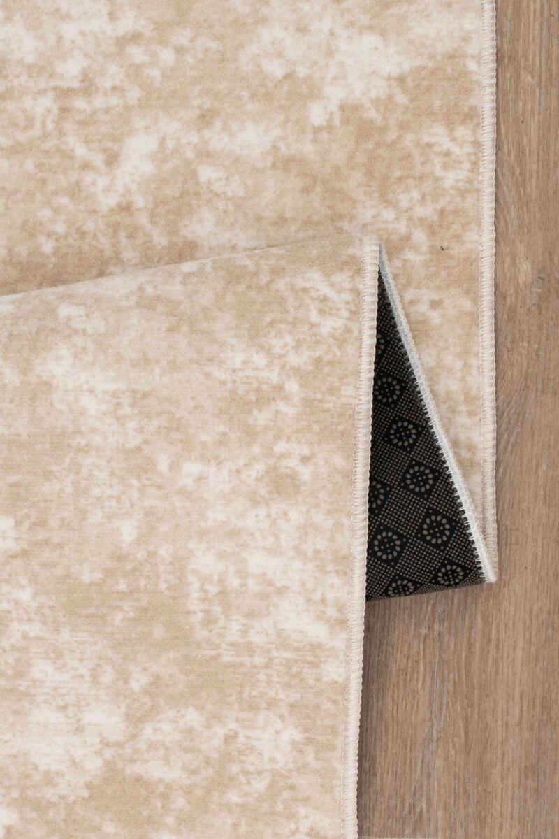SOFT-3021-MINK - Washable Soft Mink Beige Area Rug - Image 4