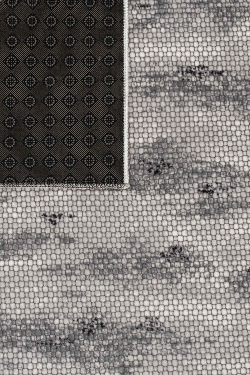SOFT-4228-GREY - Washable Modern Textured Rug - Image 3