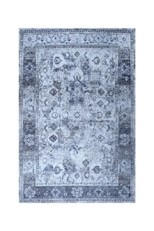 Lorenz Grey Distressed Vintage Rug | B052B