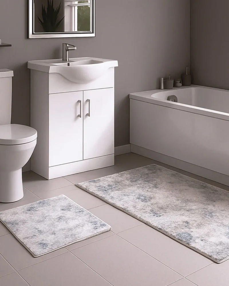 PARANTEZ-4229-BLUE - Washable Modern Rug - Image 7