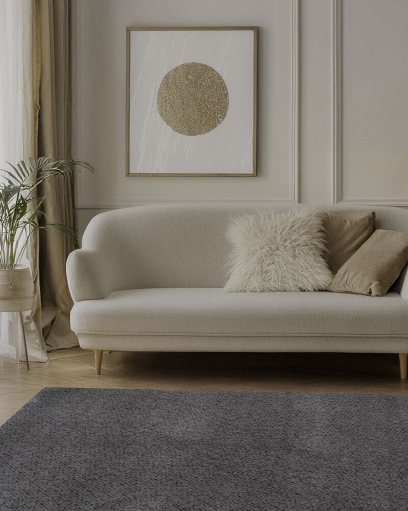 SOFT-2034-ANTHR – Anthracite Textured Rug - Image 6