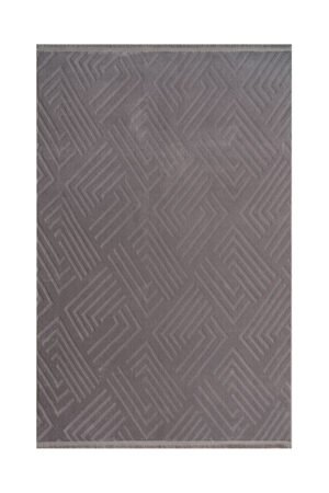 OPPO Washable Rug 1010 Grey - Modern Geometric, Soft & Non-Slip